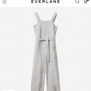 Everlane linen jumpsuit